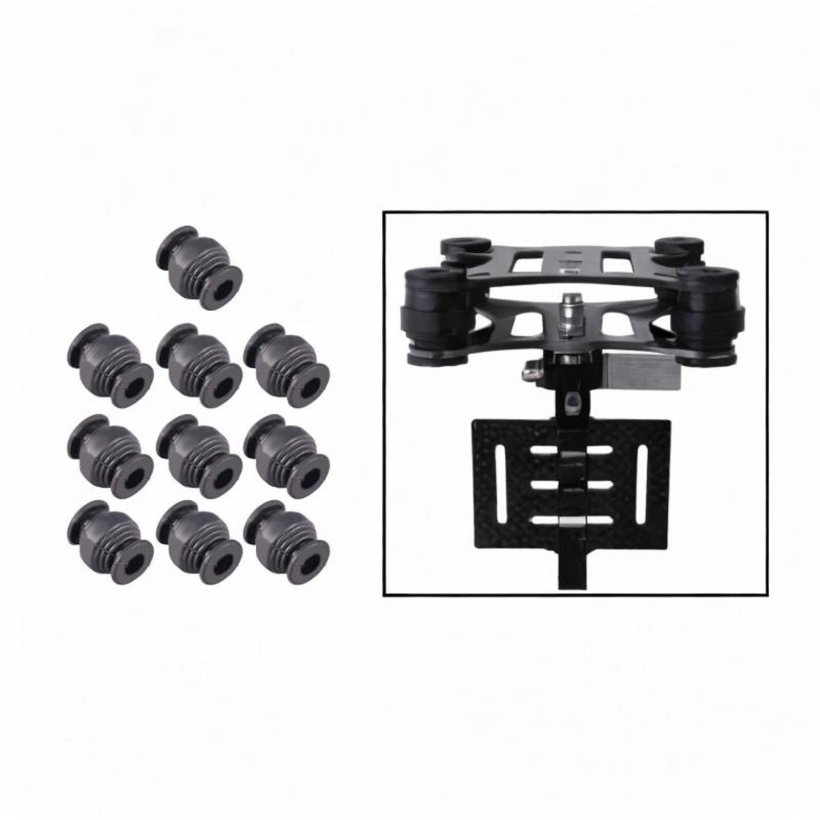 10 個のダンピングラバーボール ソフトラバーダンパーボール - Drone Gimbal Mount のレビューと価格