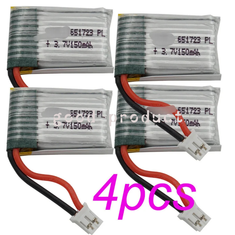 3.7V 150 mAh リポポリマー Li バッテリー 6 - Eachine Drone E010 のレビューと価格